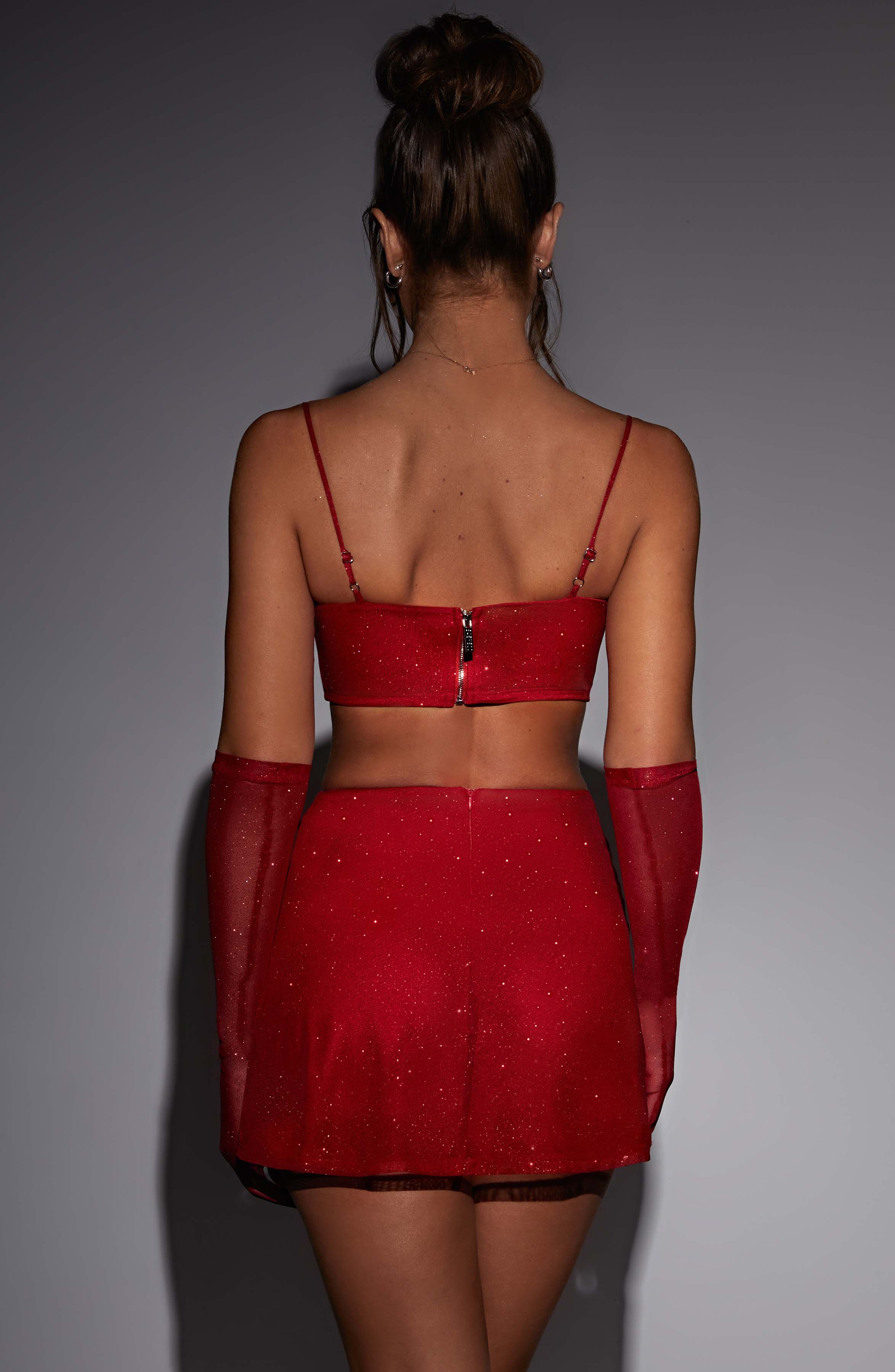 Posie Top - Red Sparkle
